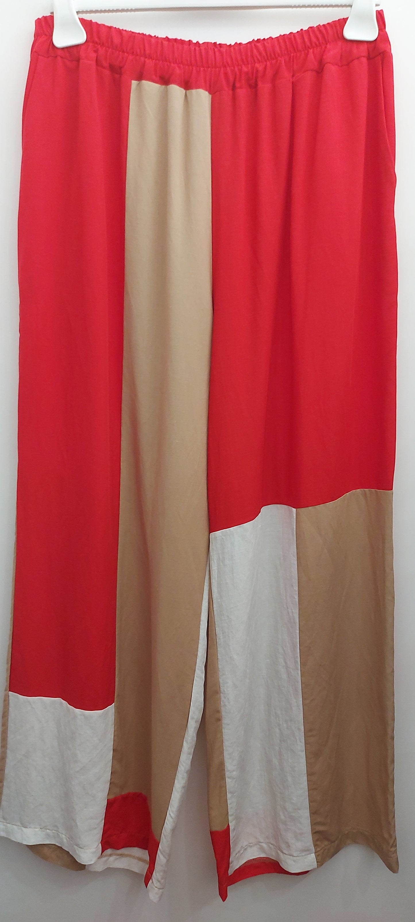 Pantalone color block