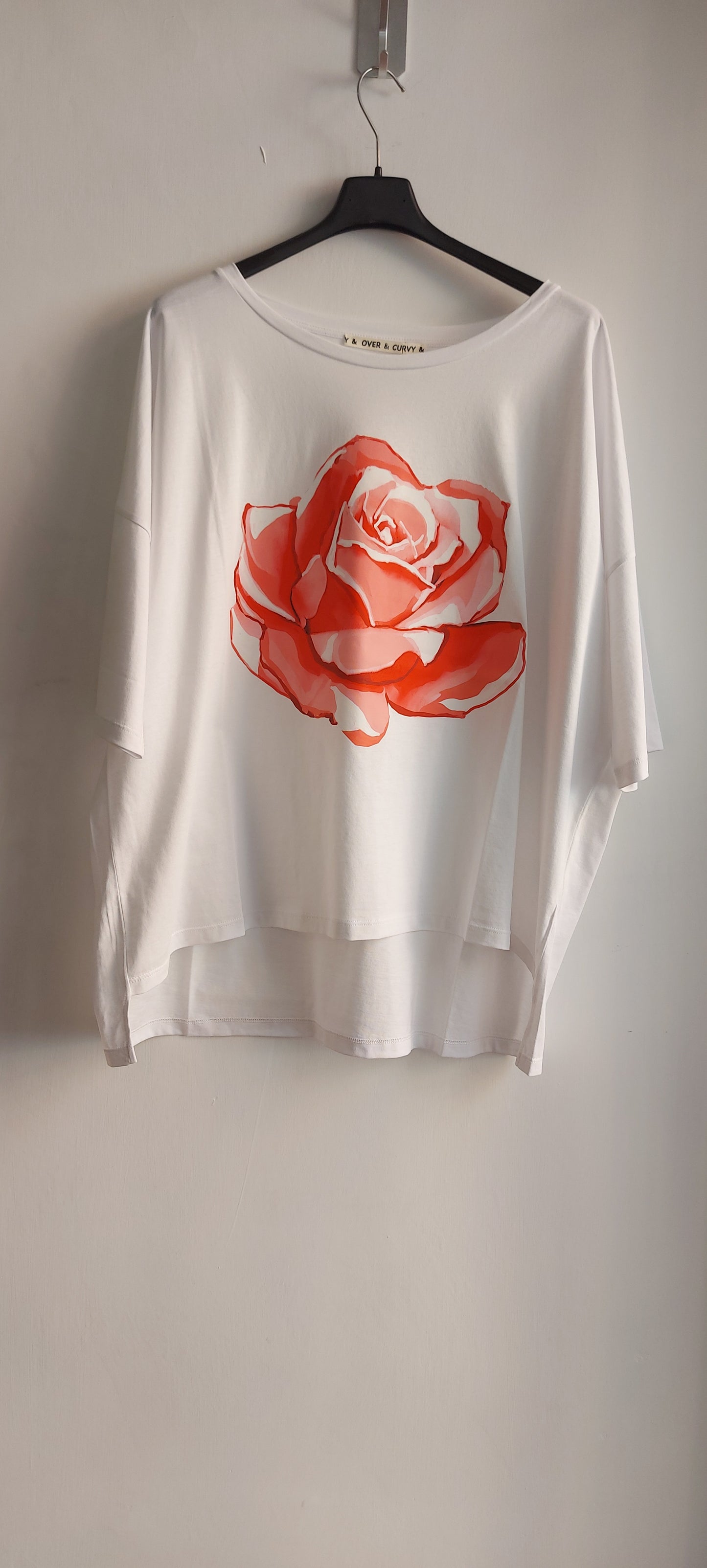 T-Shirt Stampa Rosa